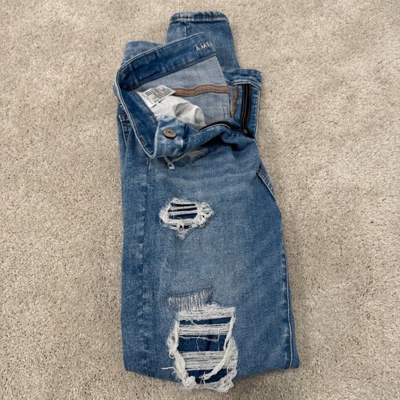 American Eagle, High Rise Curvy Jegging, Size 8 - Picture 3 of 5